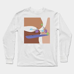 Kayaking Couple Long Sleeve T-Shirt